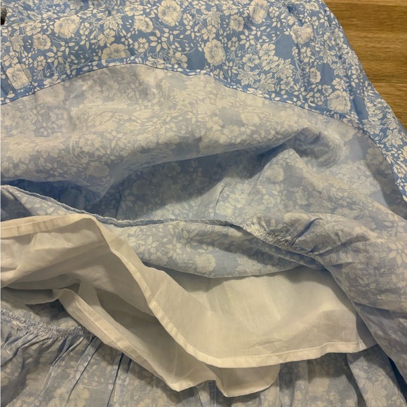 NWT PRIV Floral Blue & White Maxi Dress - Picture 13 of 13